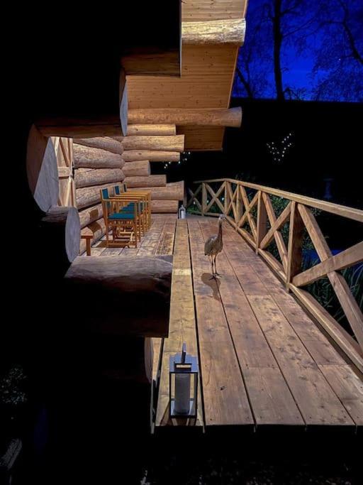 Log Cabin/Hot Tub On Private Lake Jurassic Coast Bridport Extérieur photo